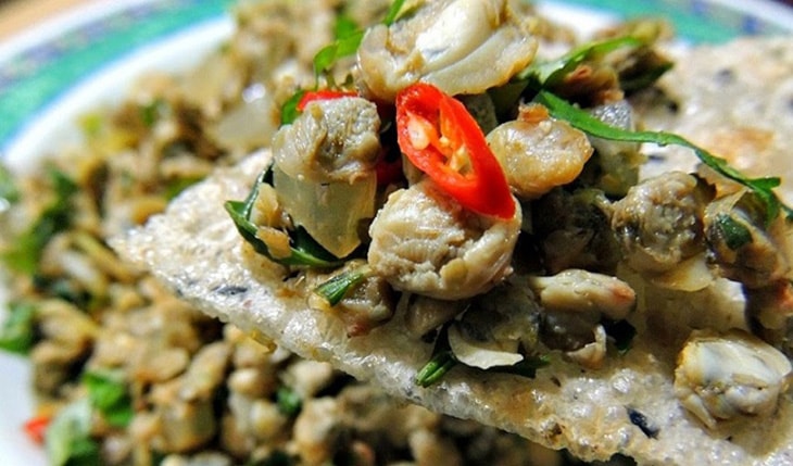 Lá lốt xào hến món ăn ngon, có lợi cho sức khỏe nam giới