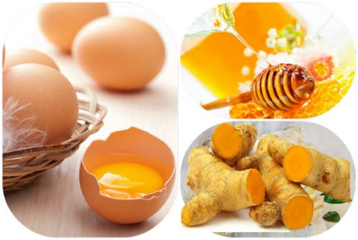 Công thức cải thiện sinh lý nam với trứng gà, mật ong và nghệ tươi