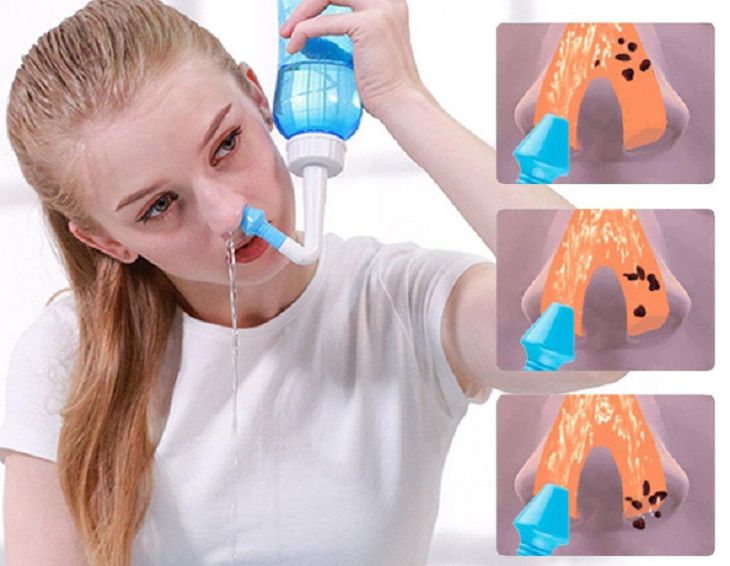 Có nên rửa mũi khi bị viêm tai giữa
