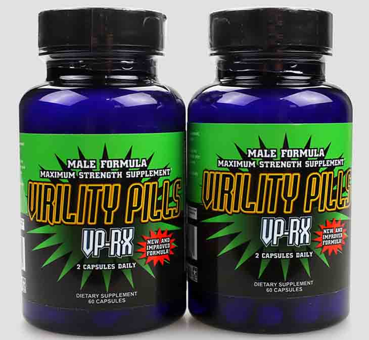 Thuốc tăng cường sinh lý nam của Mỹ - Viên uống VPRX là lựa chọn hoàn hảo Hai lọ thuốc dạng viên uống VPRX để cạnh nhau