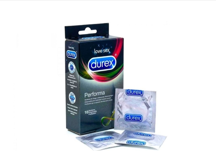 Bao cao su chống xuất tinh sớm Durex Performa Bao cao su chống xuất tinh sớm Durex Performa