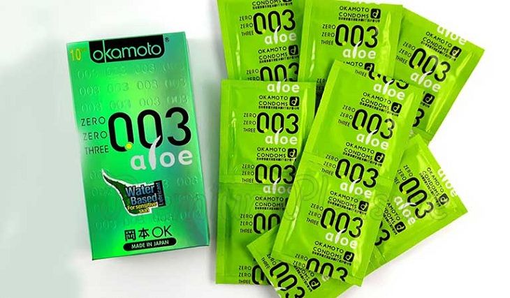 Bao cao su 003 Aloe Bao cao su 003 Aloe