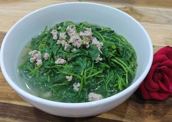 Canh rau má