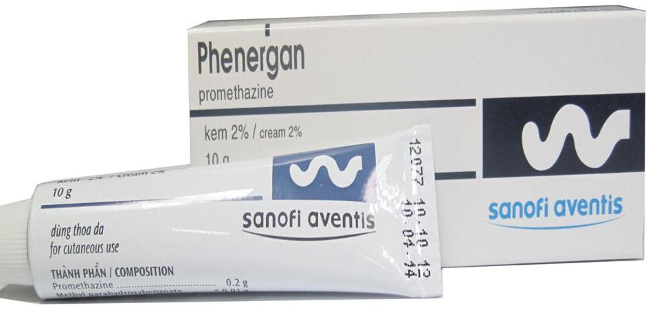 Thuốc kháng histamin phenergan Thuốc kháng histamin phenergan