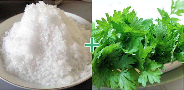 Ngải cứu rang muối chữa thoát vị đĩa đệm