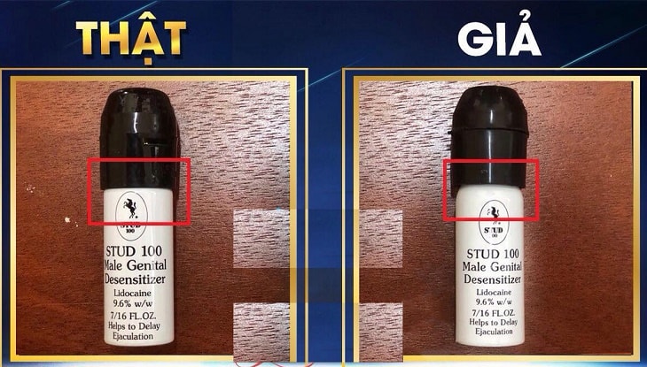 Hình ảnh so sánh hàng thật và hàng giả