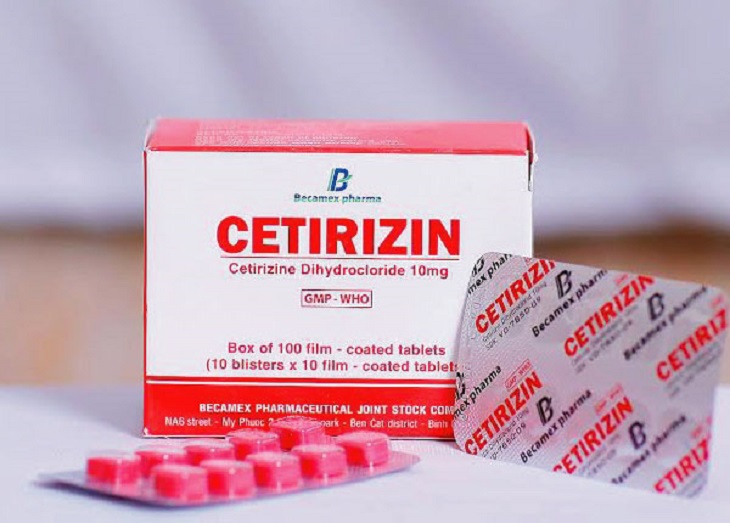 Cetirizin Là một trong các sản phẩm thuộc nhóm kháng Histamin Cetirizin Là một trong các sản phẩm thuộc nhóm kháng Histamin