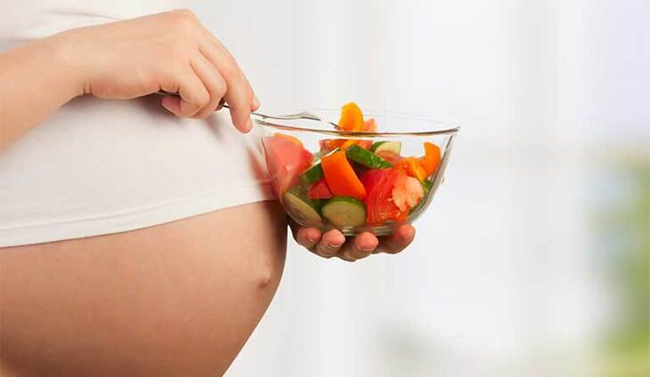 Chế độ dinh dưỡng cho bà bầu chống cơn trào ngược Chế độ dinh dưỡng cho bà bầu chống cơn trào ngược