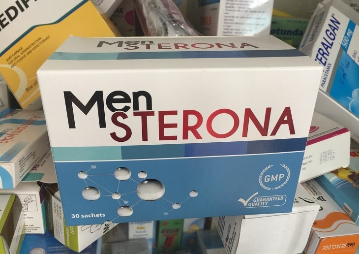 Trị tinh trùng vón cục bằng Mensterona Vimax Volume có thành phần chính là nấm linh chi