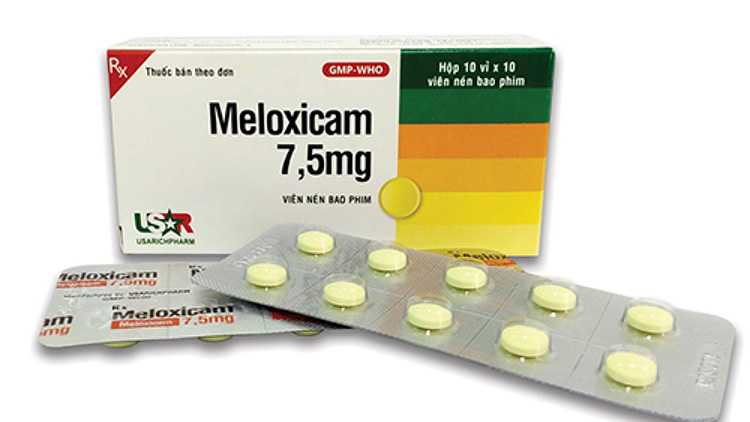 Meloxicam thuộc nhóm thuốc giảm đau, kháng viêm không chứa steroid (NSAID) Meloxicam thuộc nhóm thuốc giảm đau, kháng viêm không chứa steroid (NSAID)