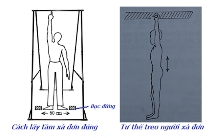 Tập xà đơn chữa thoát vị đĩa đệm hiệu quả cần đặt xà đúng và tập đúng kỹ thuật.