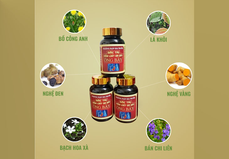 Thuốc dạ dày Ông Bảy được sản xuất từ nguồn dược liệu tự nhiên chất lượng, có nguồn gốc rõ ràng Thuốc dạ dày Ông Bảy được sản xuất từ nguồn dược liệu tự nhiên chất lượng, có nguồn gốc rõ ràng