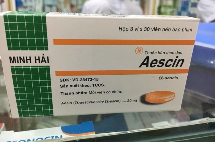 Aescin Minh Hải thuộc nhóm thuốc điều trị tĩnh mạch Aescin Minh Hải thuộc nhóm thuốc điều trị tĩnh mạch