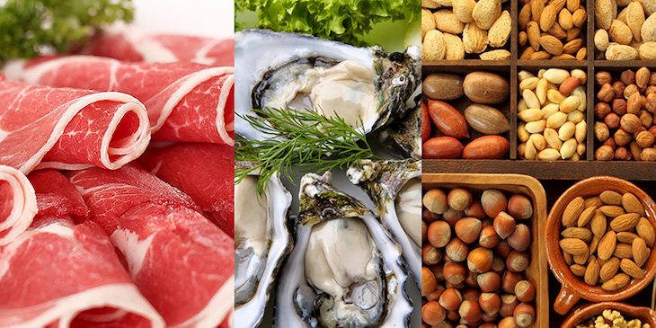 Viêm xoang trán nên bổ sung thực phẩm giàu kẽm