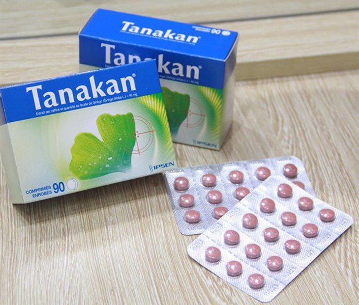 Thuốc trị rối loạn tiền đình, hoa mắt chóng mặt của Pháp Tanakan Tanakan