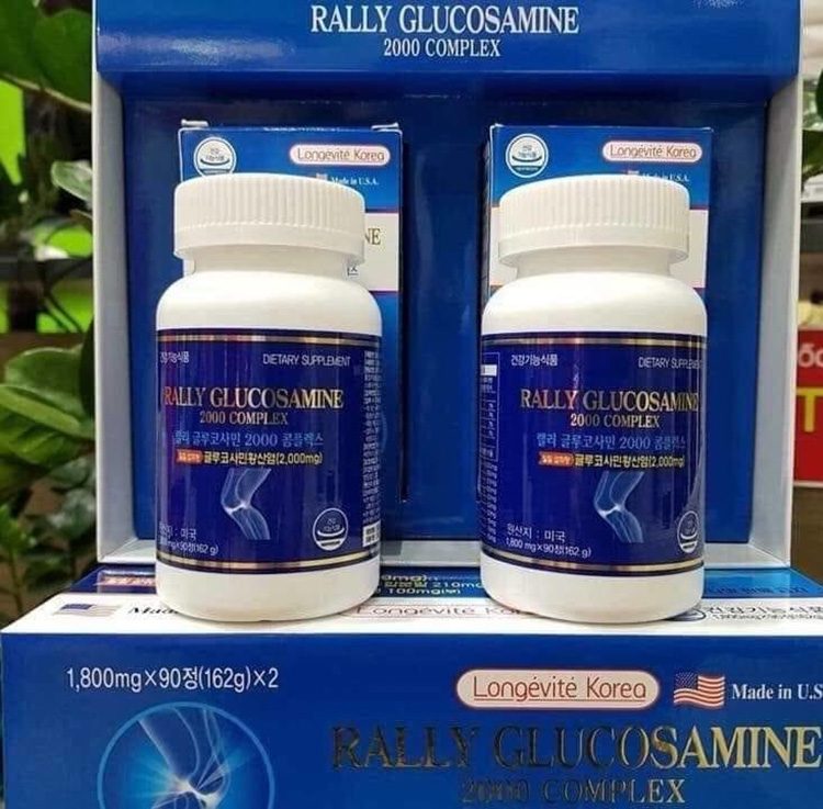 Thuốc xương khớp Rally Glucosamine 2000 Complex Thuốc xương khớp Rally Glucosamine 2000 Complex