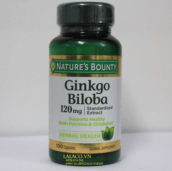 Thuốc tăng cường trí nhớ của Mỹ Nature Made Ginkgo Biloba Thuốc chữa bệnh mất trí nhớ ở người già