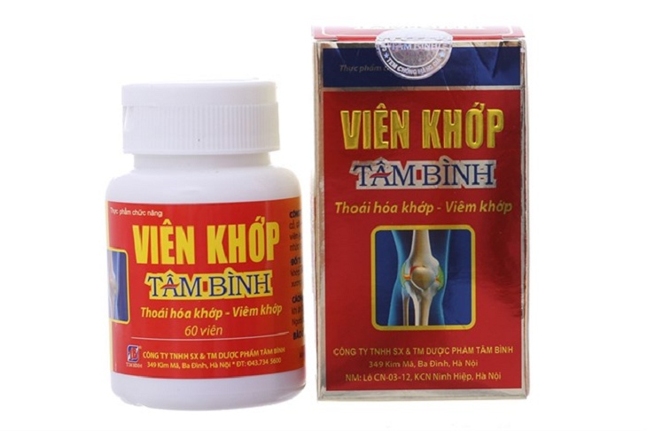 Viên khớp Tâm Bình là sản phẩm nội địa được nhiều người bệnh lựa chọn Viên khớp Tâm Bình là sản phẩm nội địa được nhiều người bệnh lựa chọn