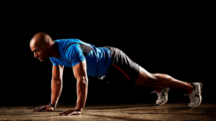 Bài tập hít đất - Cách tập gym giảm cân