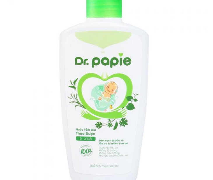 Dầu gội trị viêm da tiết bã trẻ sơ sinh hiệu Dr.Papie Dầu gội trị viêm da tiết bã trẻ sơ sinh hiệu Dr.Papie