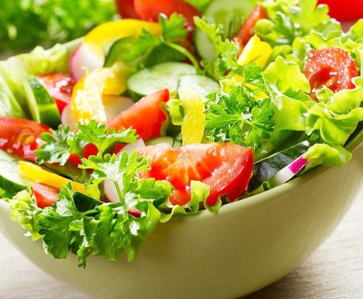 Rau củ quả có chứa nhiều chất xơ rất tốt cho hệ tiêu hóa 