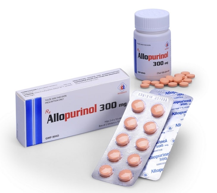 Thuốc điều trị Allopurinol là thuốc đặc trị, sử dụng phổ biến cho người bị gout mãn tính