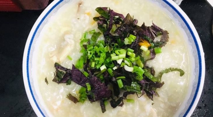Cháo tía tô có hương vị thơm ngon và cải thiện bệnh hiệu quả