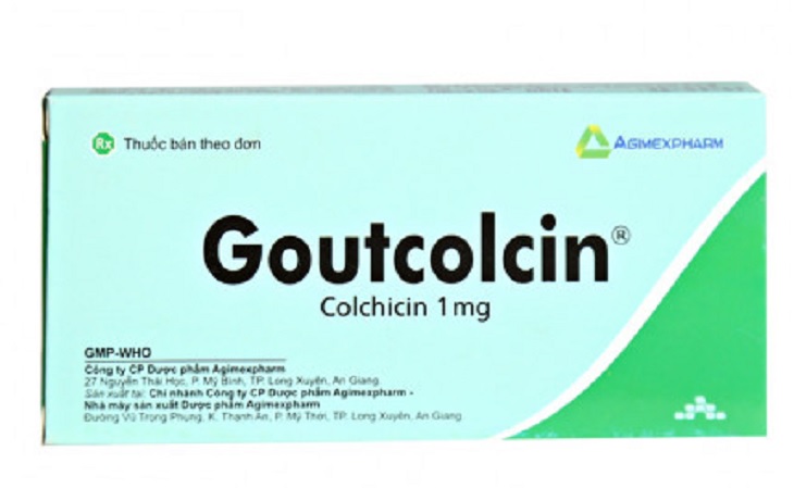Goutcolcin là sản phẩm được sản xuất bởi nhà máy sản xuất dược phẩm Agimexpharm Goutcolcin là sản phẩm được sản xuất bởi nhà máy sản xuất dược phẩm Agimexpharm