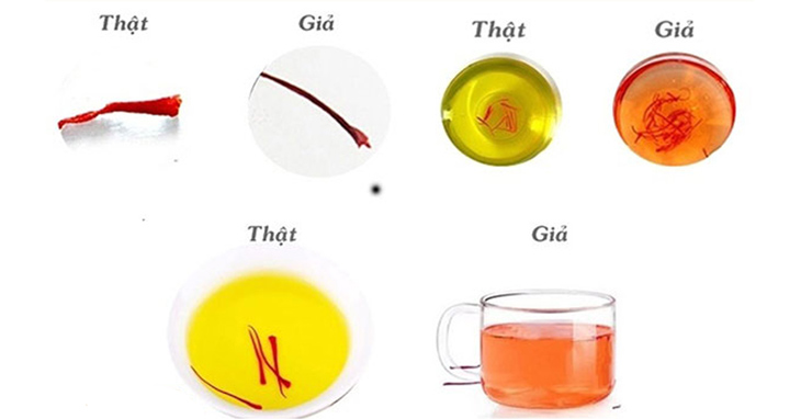 Có thể phân biệt thật - giả theo nhiều cách khác nhau