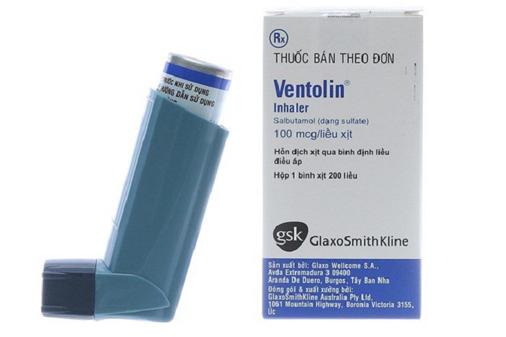 Loại thuốc xịt được sử dụng để điều trị cấp cứu suyễn trẻ em