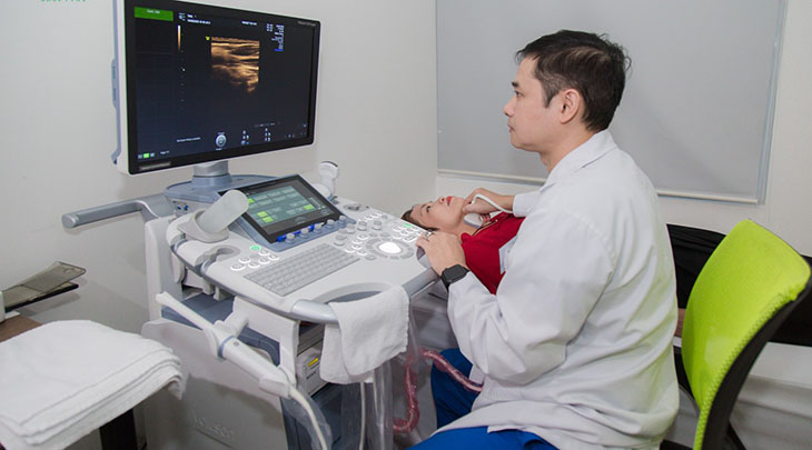 Siêu âm tuyến giáp giúp dò tìm và phát hiện những khối u xuất phát từ tuyến giáp