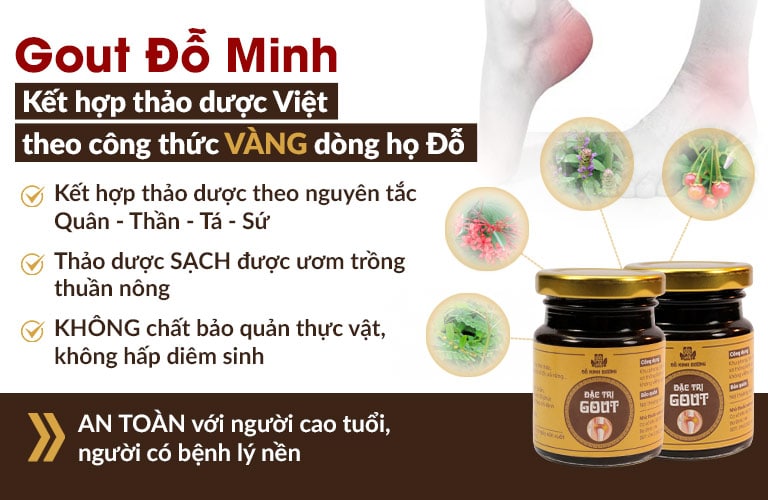 Điểm 10 về độ lành tính của bài thuốc Gout Đỗ Minh Đường