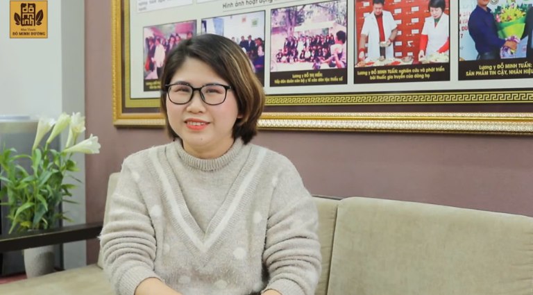 Chị Thanh chia sẻ hiệu quả sau khi sử dụng bài thuốc chữa viêm họng Đỗ Minh Đường