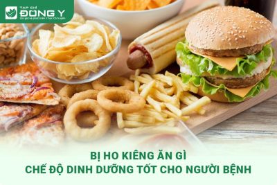 bị ho kiêng ăn gì