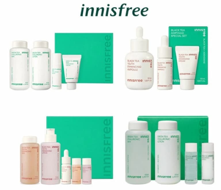 Mỹ phẩm Innisfree có chiết xuất từ thành phần trà xanh tự nhiên