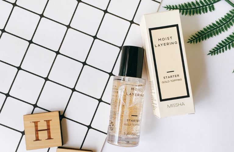 Kem lót Missha Moist Layering Starter Gold Topping cho da khô
