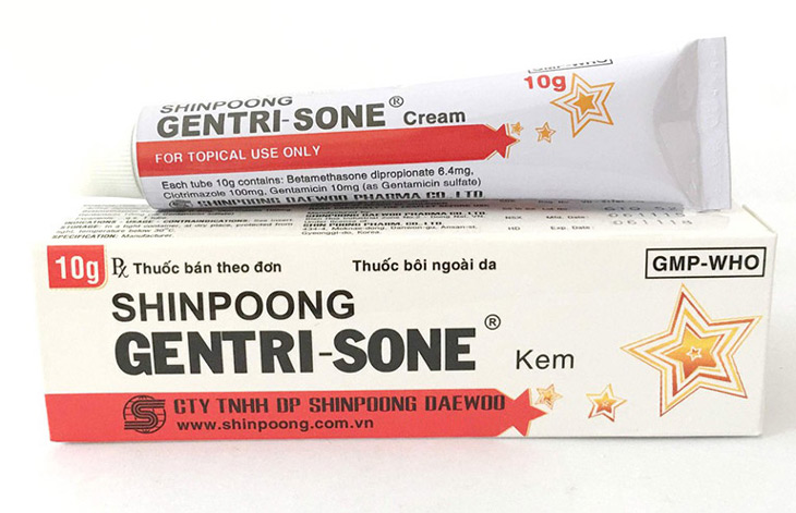 Thuốc chữa bệnh á sừng Gentrisone