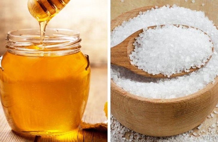 Cách trị viêm da tiết bã bằng mật ong và muối tinh