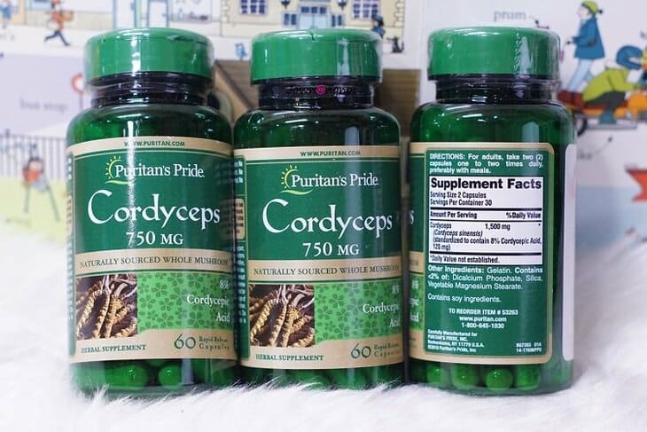 Viên uống Puritan’s Pride Cordyceps Mushroom với mức giá trung bình 800.000 vnd phù hợp với túi tiền Viên uống Puritan’s Pride Cordyceps Mushroom với mức giá trung bình 800.000 vnd phù hợp với túi tiền