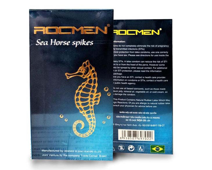 Bao cao su hình cá ngựa xanh nâng cao thế mạnh khi quan hệ Bao cao su hình cá ngựa xanh nâng cao thế mạnh khi quan hệ