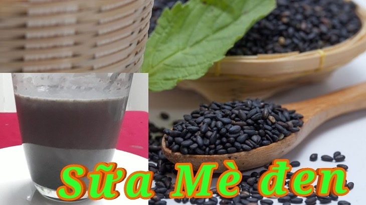 Vừng (mè) đen pha với sữa có tác dụng cải thiện tinh trùng