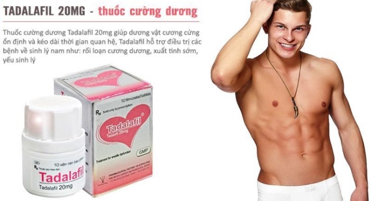 Sử dụng thuốc Tadalafil giúp nam giới cải thiện nhiều vấn đề sinh lý nói chung Sử dụng thuốc Tadalafil giúp nam giới cải thiện nhiều vấn đề sinh lý nói chung