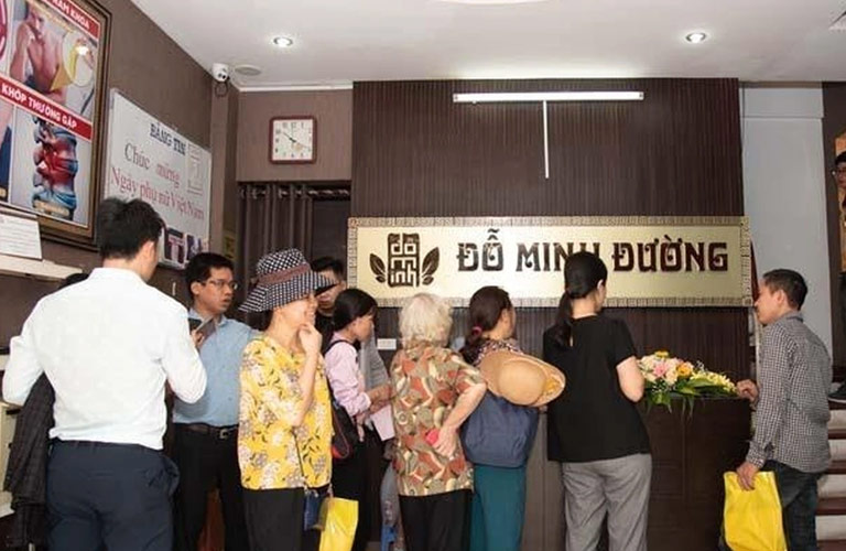 Nhiều người lựa chọn điều trị tại Nhà thuốc Đỗ Minh Đường