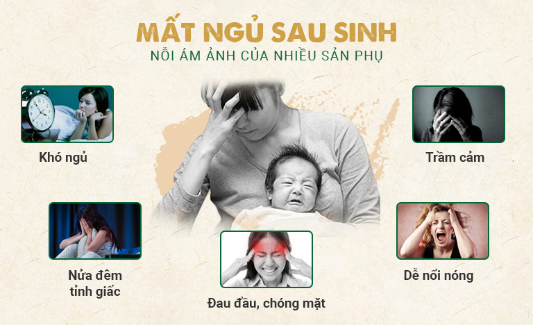 Mất ngủ sau sinh gây những hệ lụy nghiêm trọng