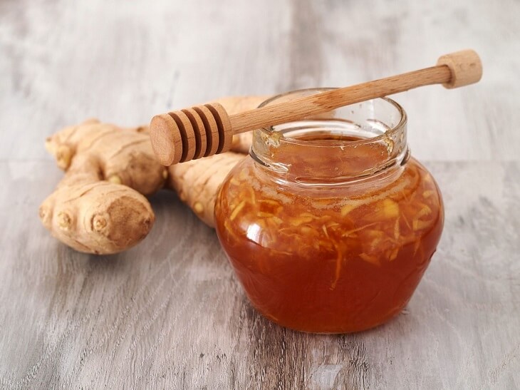 Gừng ngâm mật ong điều trị bệnh