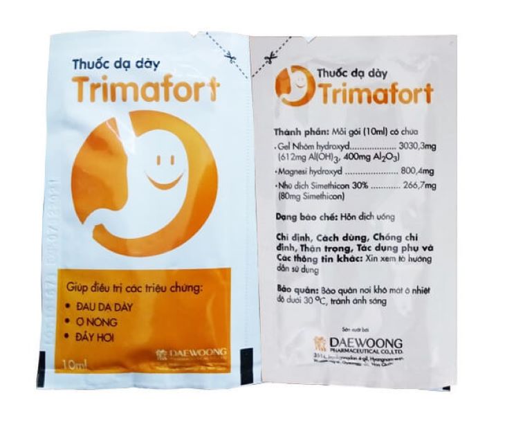 Trimafort - thuốc dạ dày dạng sữa Trimafort - thuốc dạ dày dạng sữa