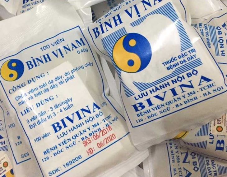 Thuốc dạ dày 354 Bình Vị Nam Thuốc dạ dày 354 Bình Vị Nam