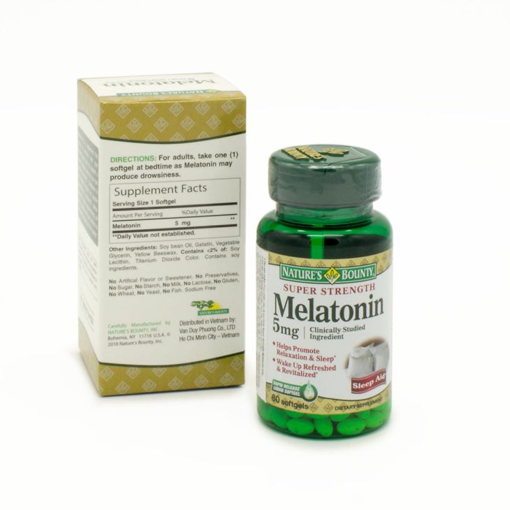 Thuốc chống mất ngủ của Mỹ Super strength melatonin