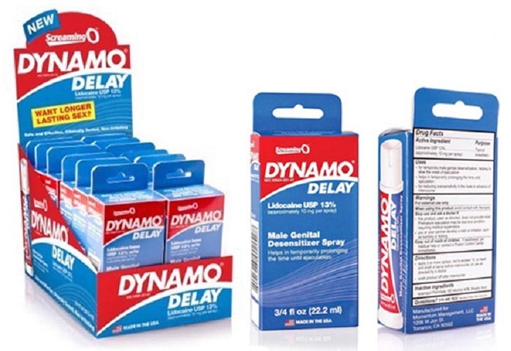 Dynamo Delay giúp kiểm soát xuất tinh, ngăn xuất tinh sớm Thuốc xịt chống xuất tinh sớm Dynamo Delay