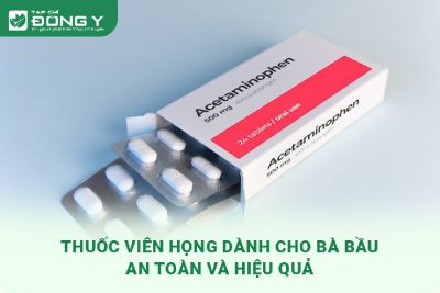 Thuốc viêm họng cho bà bầu